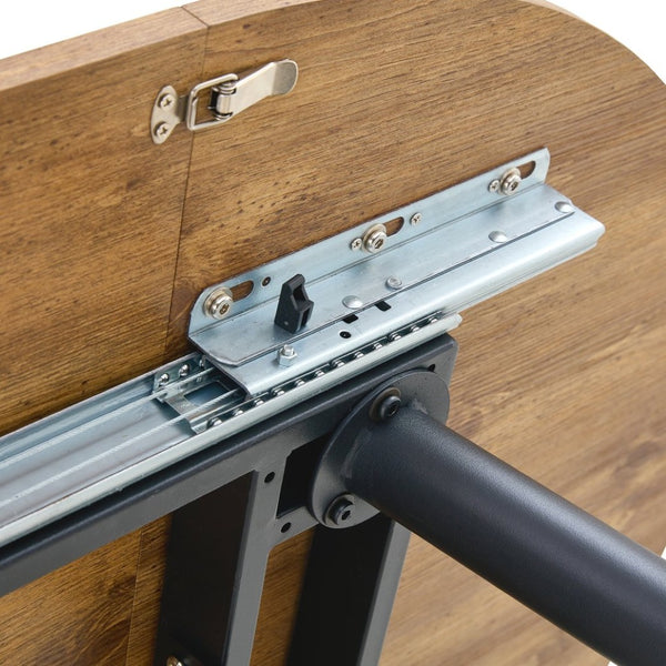 English Elm Table Modern Extendable Dining Set With Plush Chairs - Stylish, Space-Saving Design For Gatherings W1151S03941-GIGA