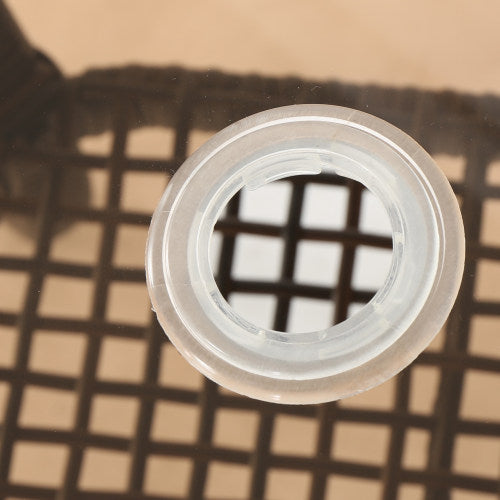 English Elm Christopher Knight Home® - Outdoor Resin Table Brown Woven Rattan with Tempered Glass Top – Weather-Resistant, Lightweight Patio Piece N769P215172B