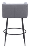 Horbat Barstool - Set of 2 Gray 110066 Zuo Modern