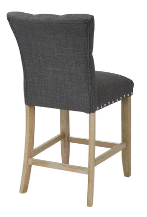 OSP Home Furnishings Preston 24" Counter Stool Marlow Charcoal