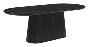 Zuo Modern Sulco Dining Table – Modern Black Mango Wood Design For Stylish Indoor Dining Spaces & Homes Black Mango Wood,Mdf 110811-zuo-modern