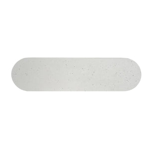 English Elm Christopher Knight Home® - Ellis 60" Modern Outdoor Concrete Dining Bench Terrazzo Top White Legs 600lb Capacity, 1 Bench N773P286004T
