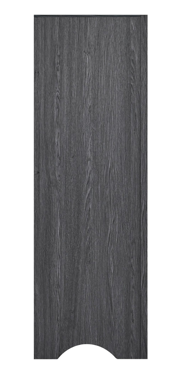 English Elm Rustica Contemporary Gray Laminated Chest with Sculptural Facade and Dovetail Drawers B078P473031