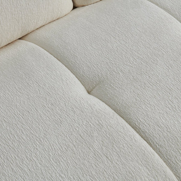 English Elm Premium Chenille High-back Sofa Solid Hardwood Frame Ergonomic Seat for Spacious Living Beige W1765S00137