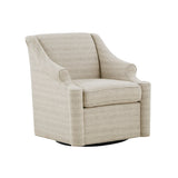 Madison Park Justin Transitional Swivel Glider Chair MP103-0937 Tan