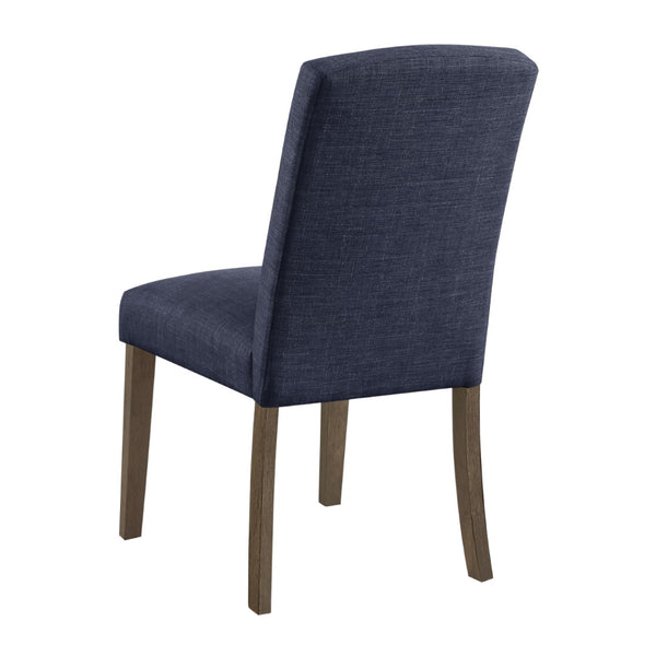 OSP Home Furnishings Everly Dining Chair  - Set of 2 Navy