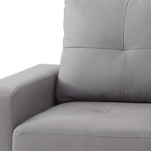 English Elm Cozy Gray Upholstered Club Chair with Track Arms for Reading Nooks and Living Rooms B078108258