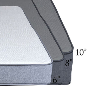 English Elm Stratus Twin Gel Memory Foam Mattress Cooling Hypoallergenic Medium Firm Support B062P469775