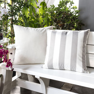 English Elm Horizon Stripe Pillow - Stylish Indoor & Outdoor Accent With Weather-Resistant Comfort & Support B357P367226