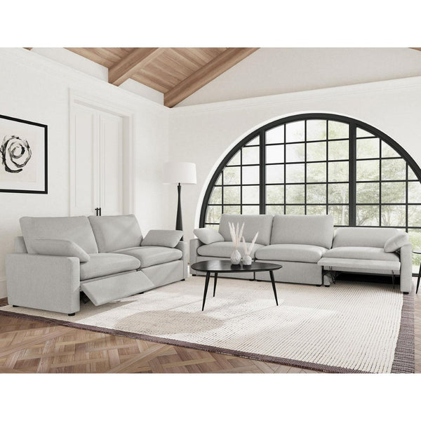 English Elm Hollander Modular Power Reclining Sofa with Wall Hugger Design for Compact Living B062S01722