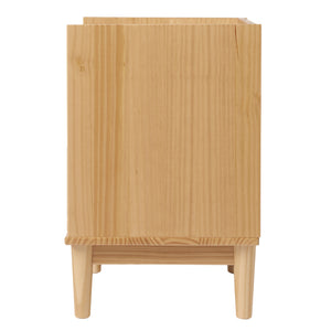 Lee Mid-Century Modern 2-Drawer Nightstand with Sleek Design and Spacious Storage for Every Space