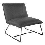 OSP Home Furnishings Brocton Chair Charcoal