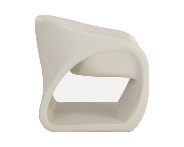 Sunpan Orson Lounge Chair - Sculptural Concrete Design Blending Art and Functionality for Indoor Spaces Summer Sand