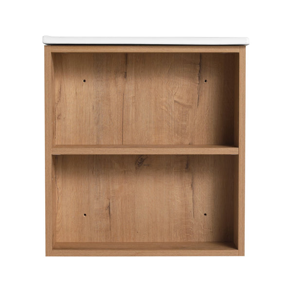 English Elm 36" Wall Mounting Bathroom Vanity with Soft-Close 2/3 Drawers, Adjustable Side Shelf, Water-Resistant Finish W999P168519