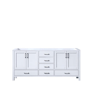 English Elm White Double Bath Vanity With Soft-Close Drawers, 72" Wide, Perfect For Family Bathrooms & Storage B2731P258899-GIGA