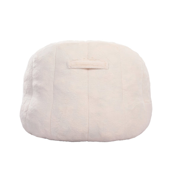 English Elm Bean Bag Chair - Luxurious Faux-Fur Sofa With High-Density Foam For Ultimate Comfort & Style W2200P313805