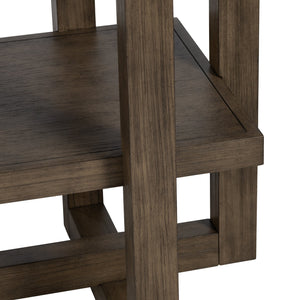 Crestview Collection Transitional Etagere Bookcase: Stylish Brown Storage Solution With 5 Shelves For Modern Living Spaces Brown Solid Wood Cvfdr1209