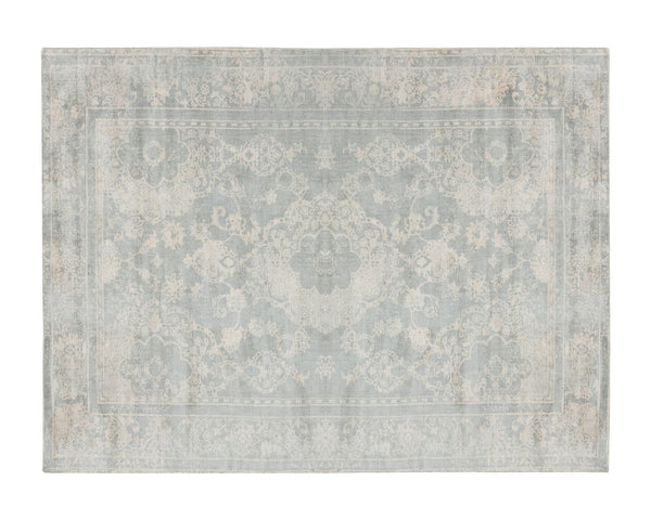 Sunpan Boca Hand-Loomed Rug: Exquisite Artisan Craftsmanship with Timeless Persian Design in Grey Tones 9' X 12'