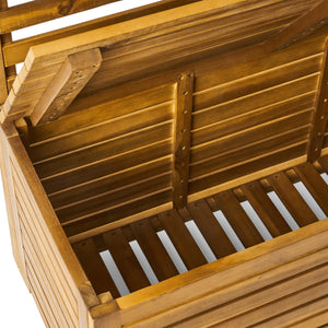 English Elm Christopher Knight Home® - SYLMAR Teak Acacia Storage Bench with Rack & Shelves — Entryway Shoe Organizer, Rustic Accent (98) 63834.00