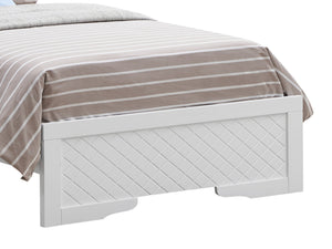 English Elm Elegant Twin Bed In Silver Champagne - Modern Transitional Design With Durable Support & Easy Assembly B078S00534