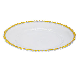 English Elm 8 Pack Plastic Charger Plates - Stylish, Durable & Reusable Table Decor For Events & Gatherings W2078P285450