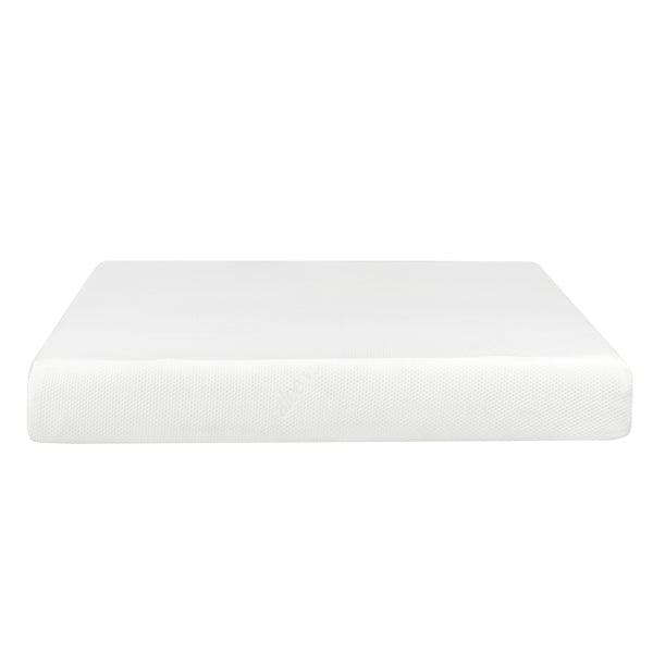 English Elm King Gel Memory Foam Mattress 8" Plush in a Box — Aloe Vera Jacquard Cover, Gel Cooling, Pressure Relief, Fire-Resistant Barrier B2741P287503
