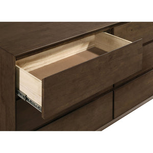 English Elm Hemlock Warm Brown Eastern King Bedroom Set with Platform Bed and Floating Base B062S01535