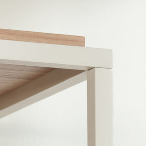 English Elm Bookcase With Doors - Versatile Brown-Finish Storage Solution For Modern Living Spaces & Offices B356P367797