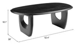 Arasan Coffee Table Black 110224 Zuo Modern