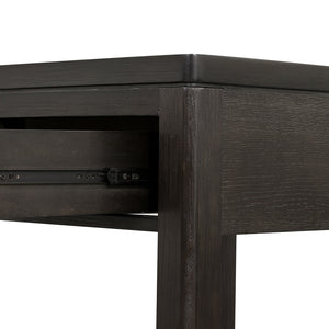 English Elm 24x20x25" End Table with Oak Veneer, Metal Accents, Single Drawer & Lower Shelf for Stylish Storage W2078P179281