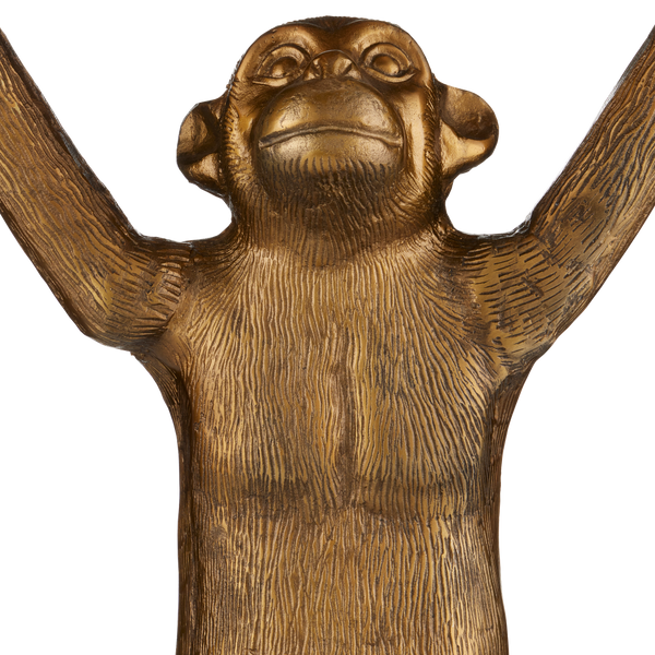 Abu Gold Planter - Vintage-Inspired Cast Aluminum Design with Antique Gold Finish for Bohemian Style