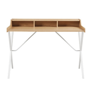 510 Design Laurel Modern/Contemporary Laurel Desk 5DS122-0010 Natural/White