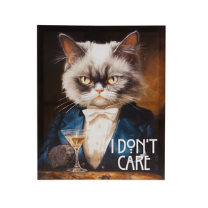 Madison Park Grumpy Cats Modern/Contemporary I Don't Care Canvas Wall Art MP95C-0330 I Don't Care/Multi