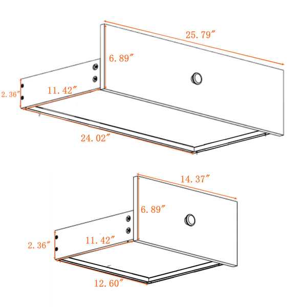 English Elm Multi-purpose Hallway Hall Tree with Linen Cushion Bench, Pegboard, Hooks, Drawers & Shoe Storage Black W757P196822
