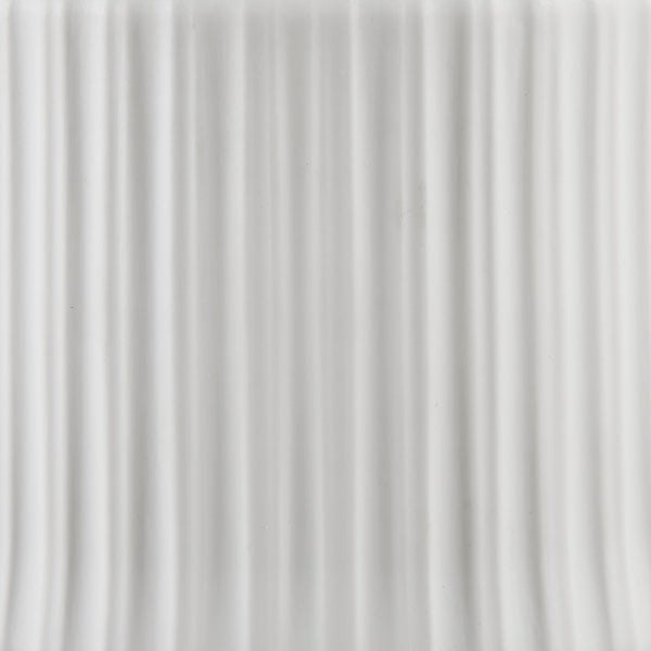 JLA Home INK+IVY - White Ceramic Pleated Wall Sconce with Brushed Gold Swing Arm, Adjustable Task Light for Reading FB155-1182