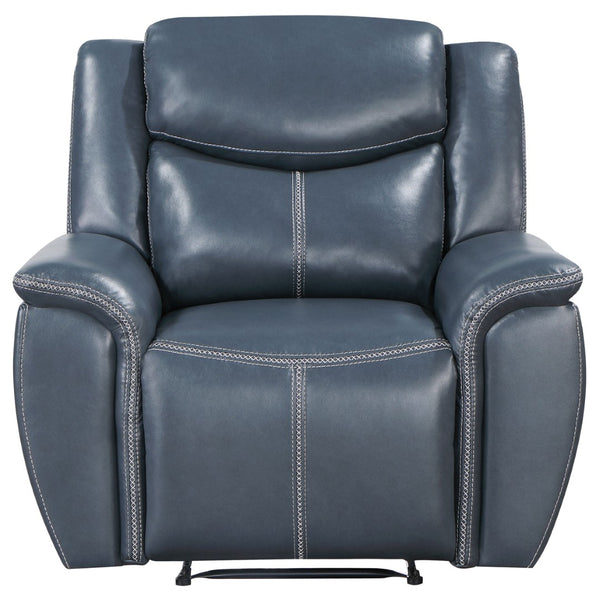 English Elm Brier Faux Leather Manual Recliner with Pillowtop Arms for Living Room or Study B062P451769
