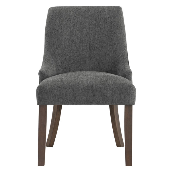 OSP Home Furnishings Leona Dining Chair  - Set of 2 Charcoal
