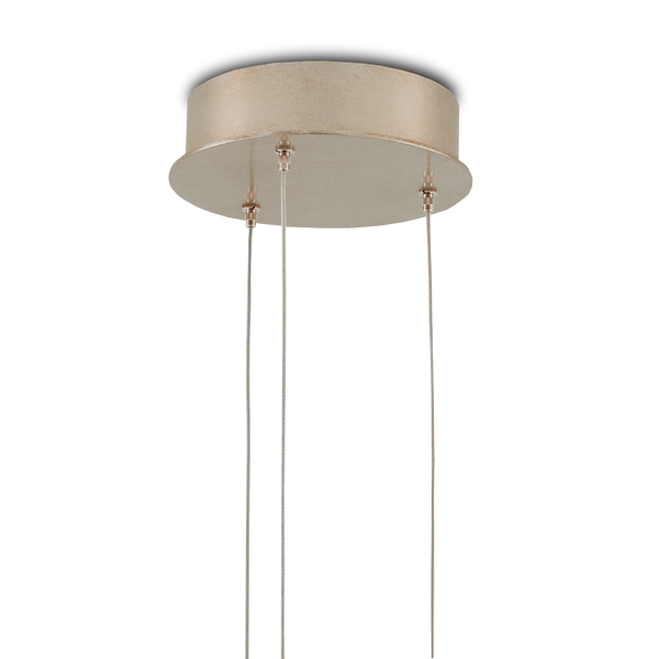 Virtu Round Multi-Drop Pendant Light – Handcrafted Clamrose Shells for Nature-Inspired Elegance