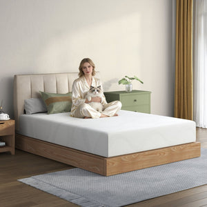 English Elm Twin 10 Inch Green Tea Gel Memory Foam Mattress Certipur Certified Cooling Support W2889P433210