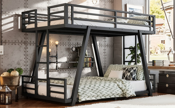 English Elm Double Twin House Bed Pine Wood Frame Kids Playhouse Bunk with Storage Drawers W5305S00062