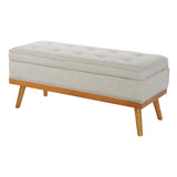 OSP Home Furnishings Katheryn Storage Bench Fog