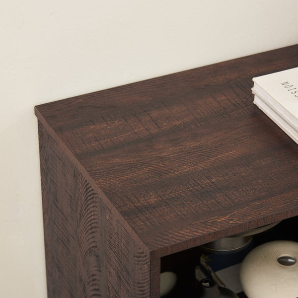 English Elm TV LED Fireplace TV Stand with Bluetooth LED Lights, Remote, USB Charging & Ample Storage, 58" Espresso W2275P257463