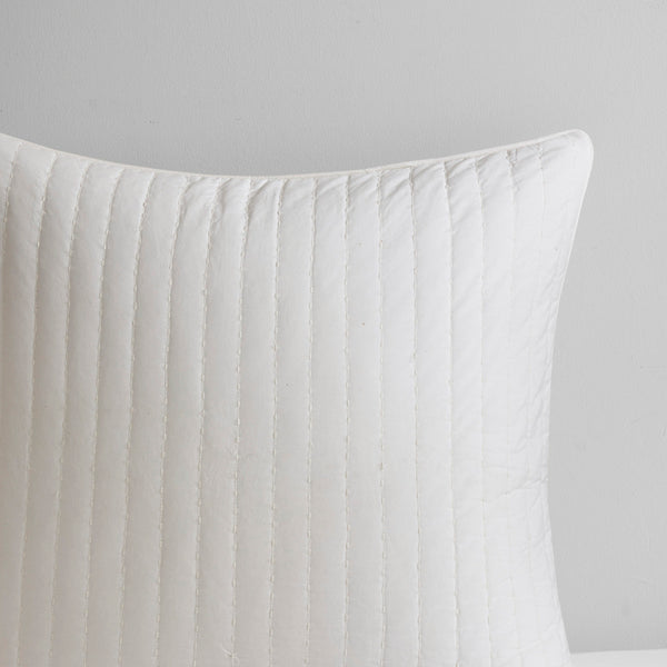 English Elm King/Cal Kara Cotton Jacquard Duvet Cover Set - Eco OEKO-TEX, Aqua Diamond Reverse, Button Closure, 3pc B03596483