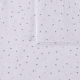 Intelligent Design Cozy Soft Casual Cotton Flannel Printed Sheet Set ID20-1558 Grey/Pink Dots