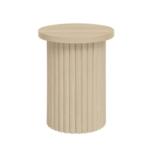 English Elm Coffee Table Set Of 2 - Modern Round Accent Tables For Stylish Living Room & Small Apartments W688P248113