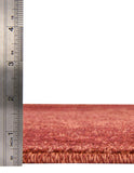 Unique Loom La Jolla Floral Machine Made Floral Rug Rust Red, Rust Red 7' 10" x 7' 10"