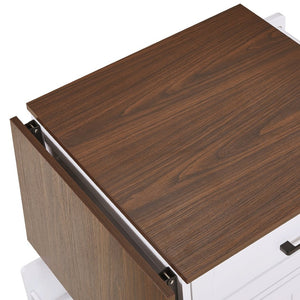 English Elm K&k Farmhouse Rolling Kitchen Cart with Drop Leaf Drawer Open Rack Lockable Wheels White N707P404539W