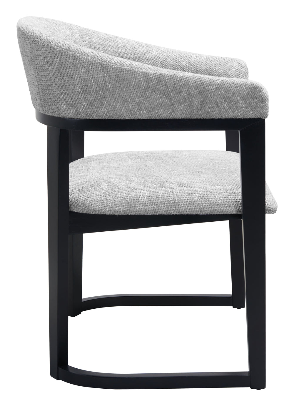 Zuo Modern Anasa Dining Chair Gray - Stylish Modern Design With High-quality Fabric For Chic Home Décor Gray 100% Polyester,Rubberwood 110499-zuo-modern