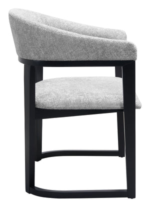 Zuo Modern Anasa Dining Chair Gray - Stylish Modern Design With High-quality Fabric For Chic Home Décor Gray 100% Polyester,Rubberwood 110499-zuo-modern