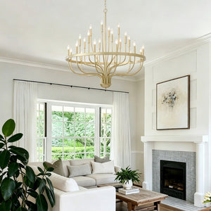English Elm 39.3 Inch Wood Wagon Wheel Chandelier with Seeded Glass Shades 20-light Farmhouse W5008P464949